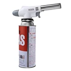 Портативная газовая горелка с зажиганием, Сварочная газовая горелка, Бутановая самопроизвольная газовая зажигалка, уличные инструменты для приготовления пищи, кухонные принадлежности