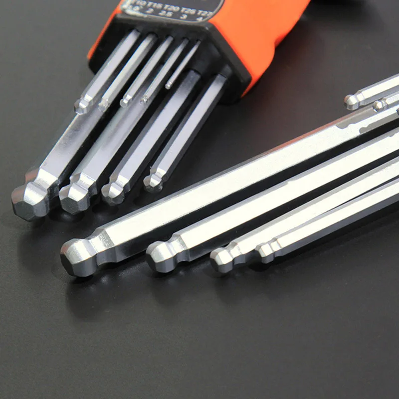 9 шт. шестигранный ключ с шестигранным хвостовиком|Гаечный ключ| |