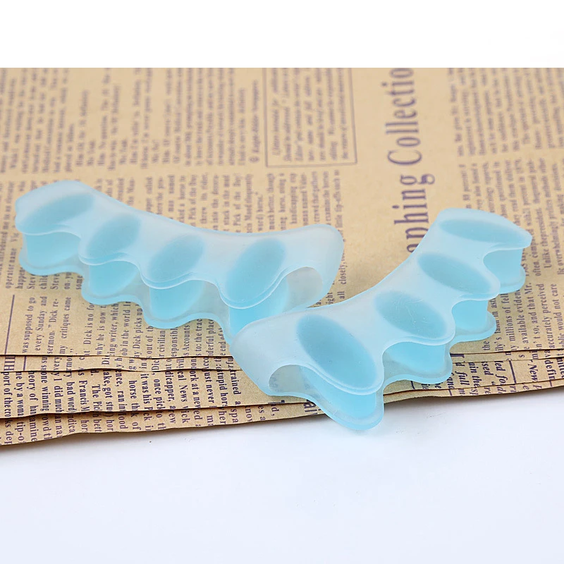 

1pair Gel Toes Separators Orthotics Stretchers Align Correct Overlapping Toes Corrector Silicone Cushion Feet Care Tool