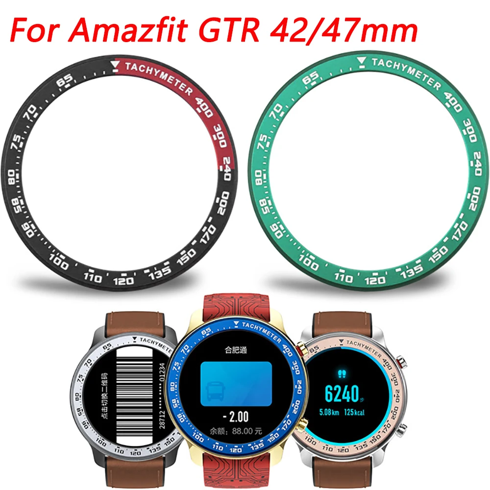 Безель из нержавеющей стали для часов Huami Amazfit GTR 42 мм 47 защитный чехол с