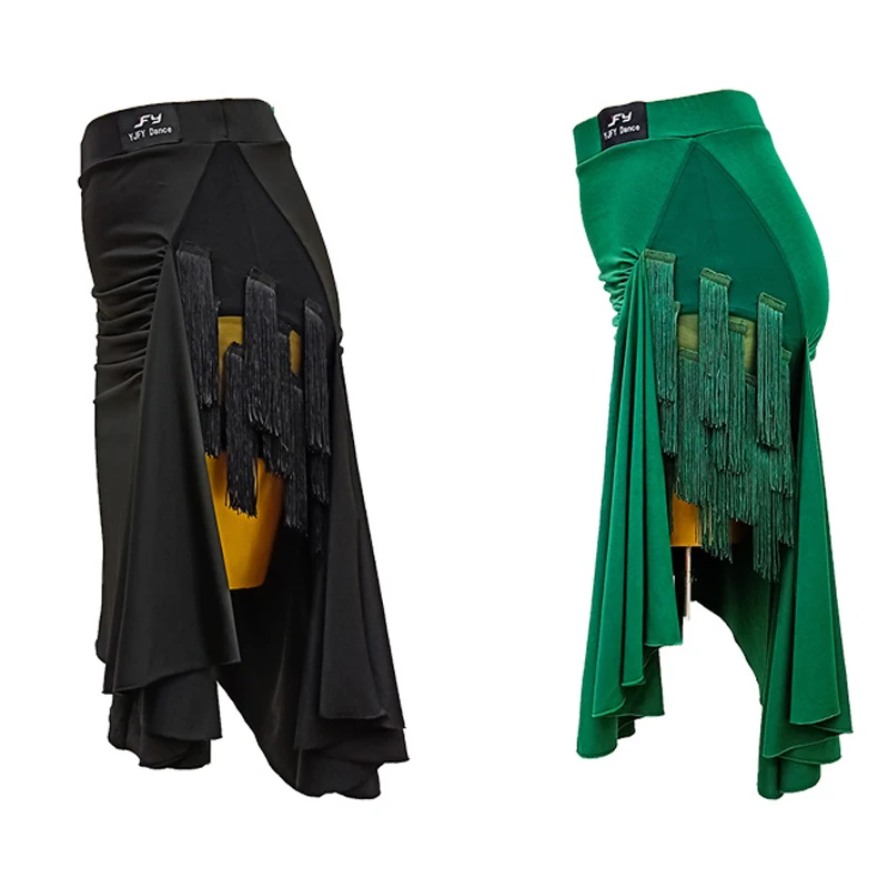 Женские юбки для латиноамериканских танцев женское платье с бахромой