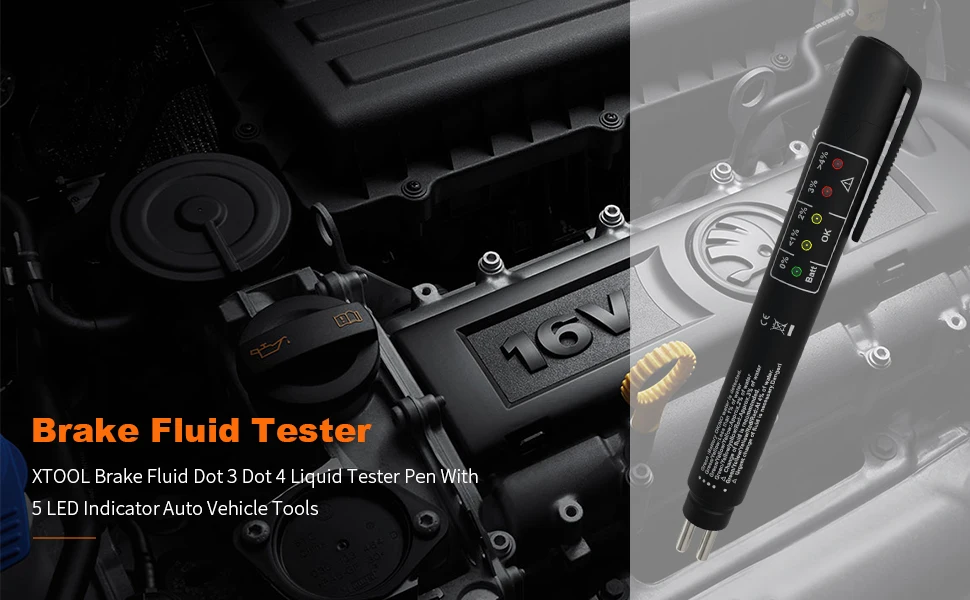 Автомобильный тестер тормозной жидкости диагностические инструменты 5