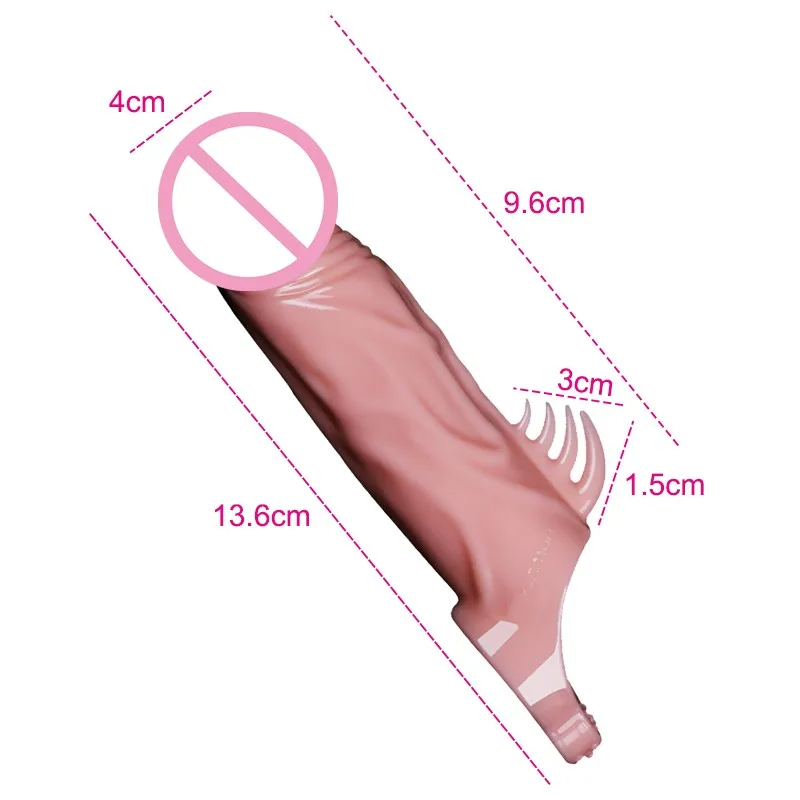 Женский удлинитель для пениса увеличивающий мужской член t образный рукав