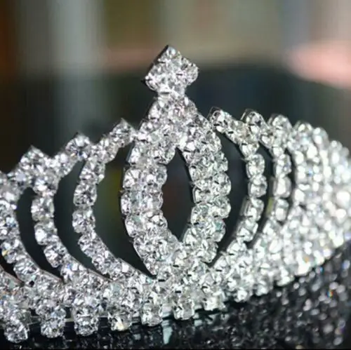 

Bridal Wedding Princess Austrian Stunning Crystal Hair Tiara Crown Headband Women Accessories Headpiece Handmade
