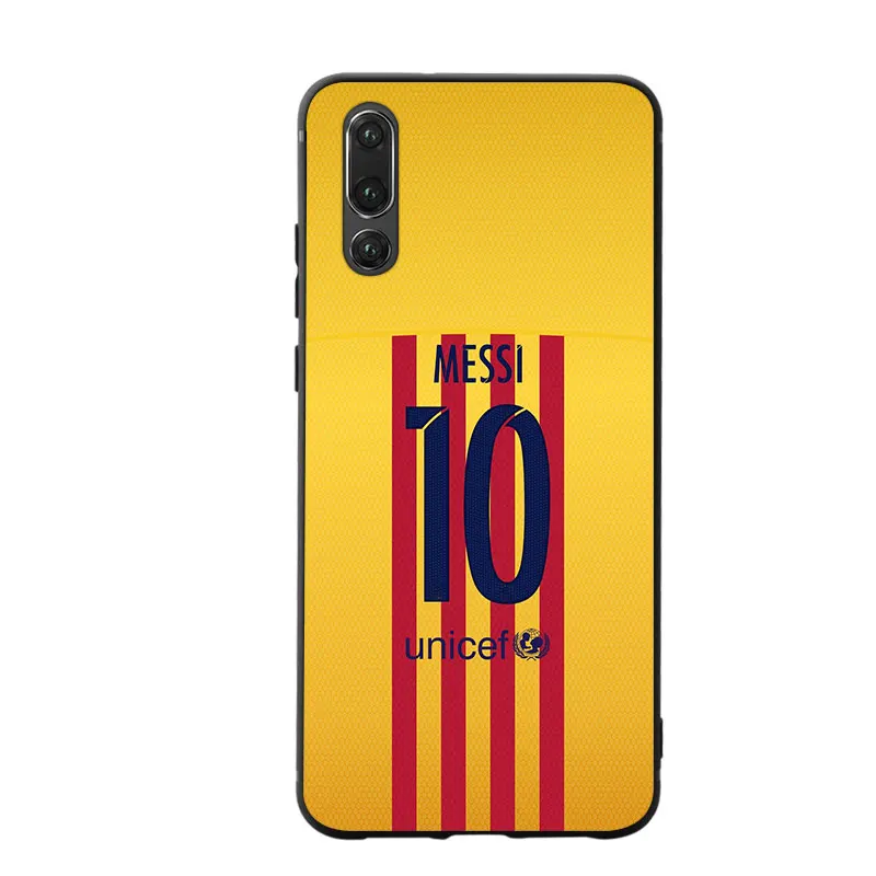 RKQ Месси Джерси Стиль чехол для телефона huawei Psmart P10 P20 P30 Lite 2019 Honor 8X9 10 20 mate 20X lite pro