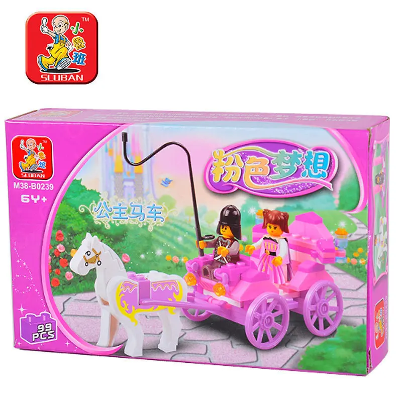Конструктор sluban 0239 99 шт. для девочек набор моделей совместимые блоки LEGO игрушки