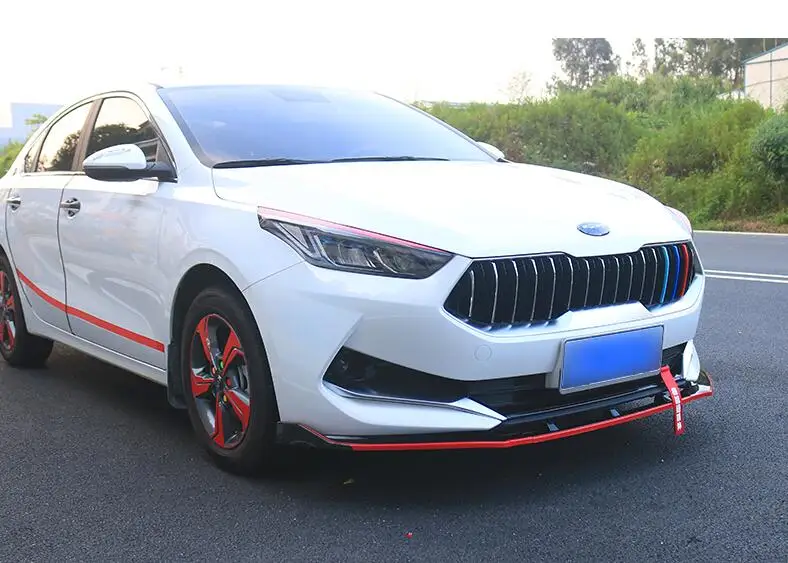 Для KIA K3 Forte Body kit спойлер- Форте ABS задний спойлер передний бампер диффузор защитные бамперы