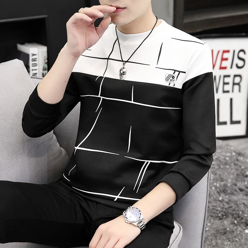 

Sweatshirt male round neck autumn 2021 new fashion men's casual sportswear men's fall fashion young student trend