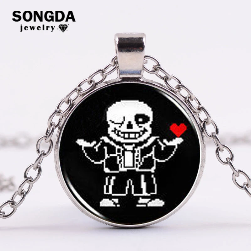 SONGDA Аниме игра Undertale Коллекция ожерелье Санс Папирус Чара азриэль фриск цветок
