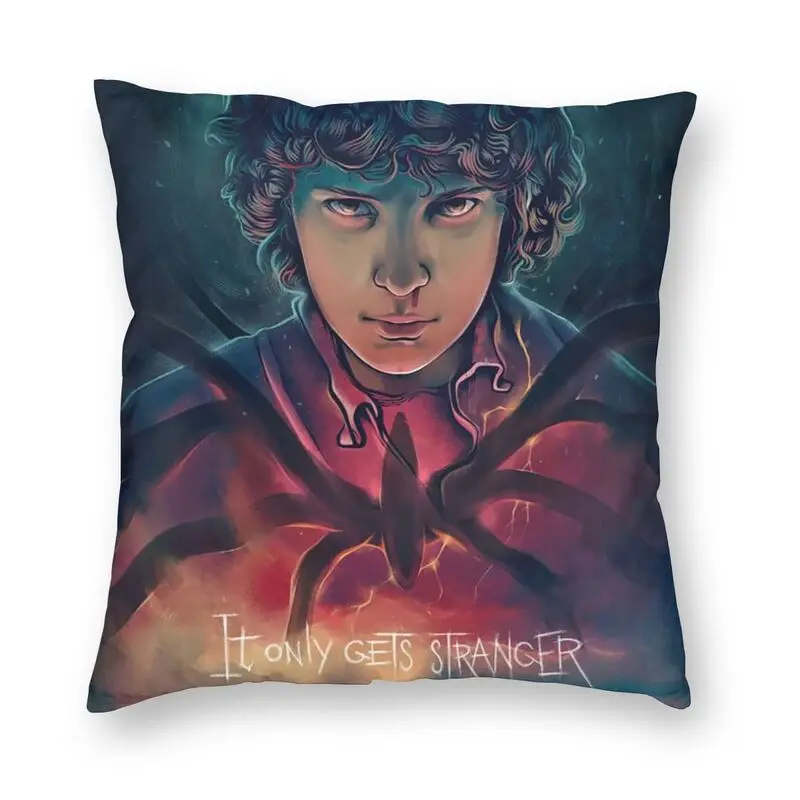 

Stranger Things Cushion Cover Two Side Print TV Show Floor Pillow Case for Car Custom Pillowcase Home Decorative
