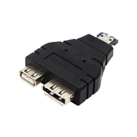 power esata to esata usb combo splitter converter adapter connector hard disk cable dual port converters and easy to carry