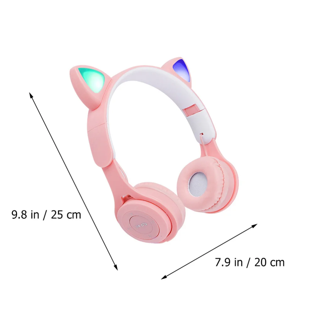

1 Set Wireless Headphone LED Noise Cancelling Headphone Colorful Headset
