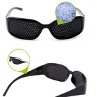 Солнцезащитные очки унисекс с отверстиями для близорукости, упражнения для глаз, улучшение зрения, естественное заживление, Уход За Зрением, очки TXTB1