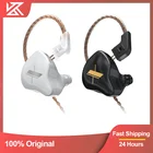 KZ EDX наушники 1DD гибридные Hi-Fi наушники-вкладыши с монитором проводные наушники Спортивная гарнитура с шумоподавлением и микрофоном