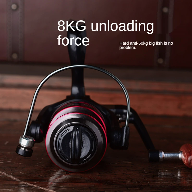 

Metal Rocker Fishing Reel HB Series Fishing Wheel Spinning Wheel Sea Pole Wheel Sub-wheel Sea Fishing Reel