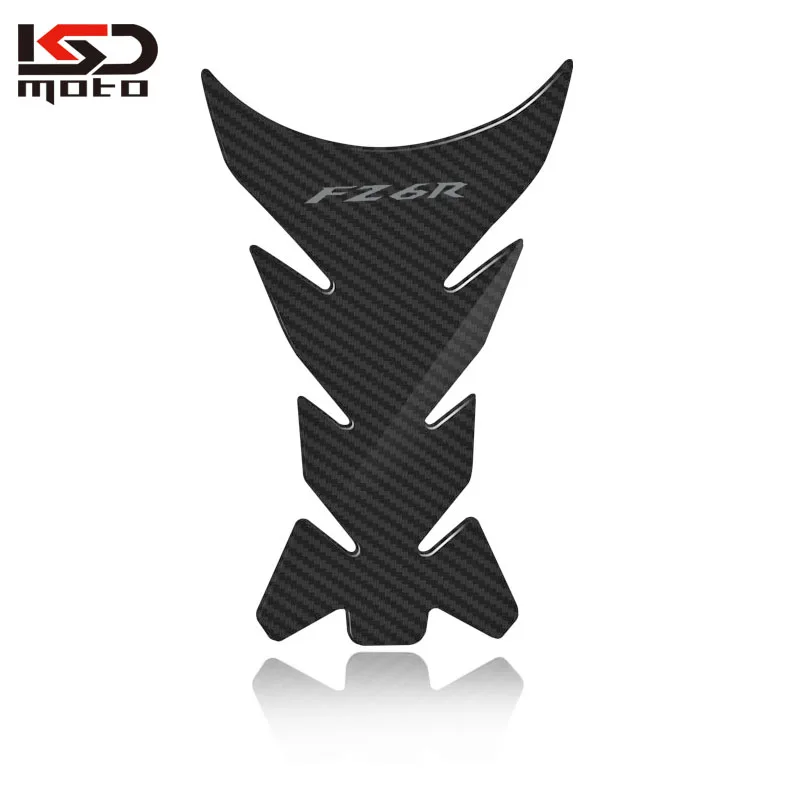 

Для Yamaha FZ6R FZ-6R FAZER Real Carbon Fiber Tank Gas Cap Топливный наполнитель Pad Cover Sticker
