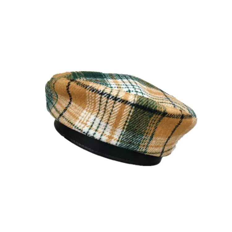 

PU Beret Lady Autumn Winter Warm Hats Female Elegant French FlatPainter Caps Boina para mujer sombreros pour femme Bonnet girl