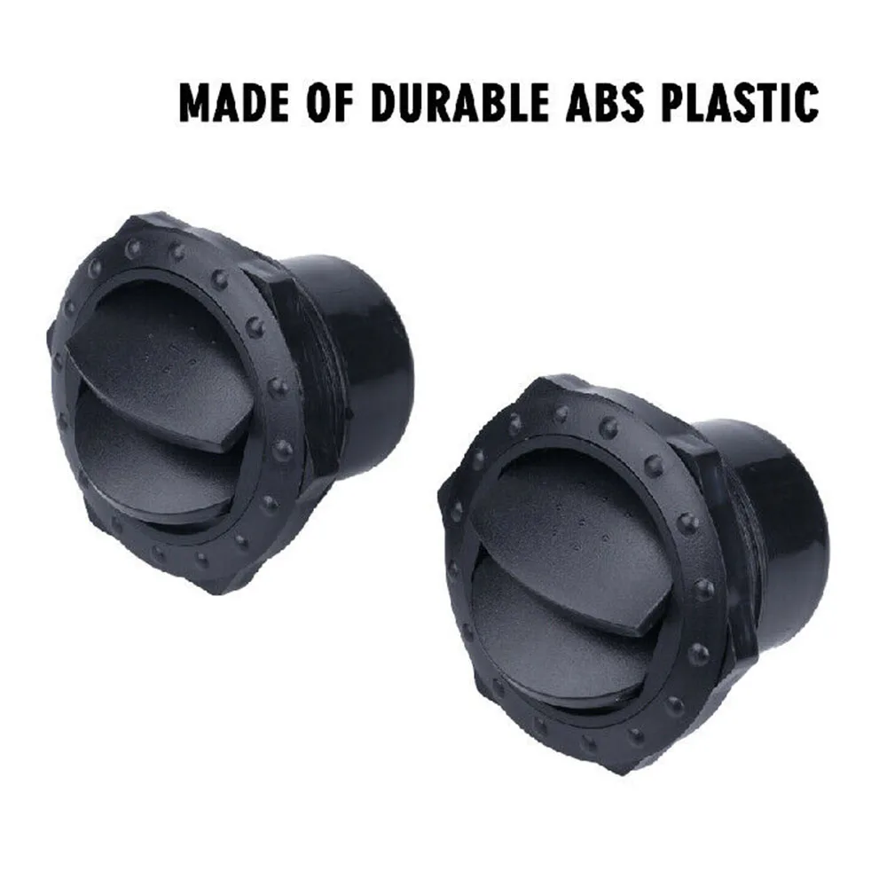 

Yacht Air Outlet Vent 2Pcs Car Universal 2.35-inch Accessories Black Dash