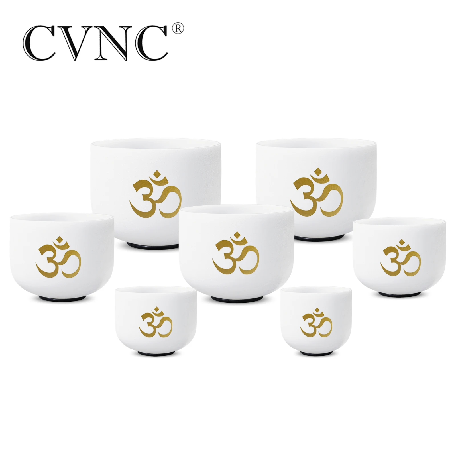 Чакра матовая кварцевая с кристаллом 6-12 дюймов 7 шт. |