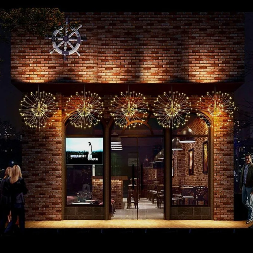 Подвесной фейерверк светодиодный Сказочный светильник для рождественской