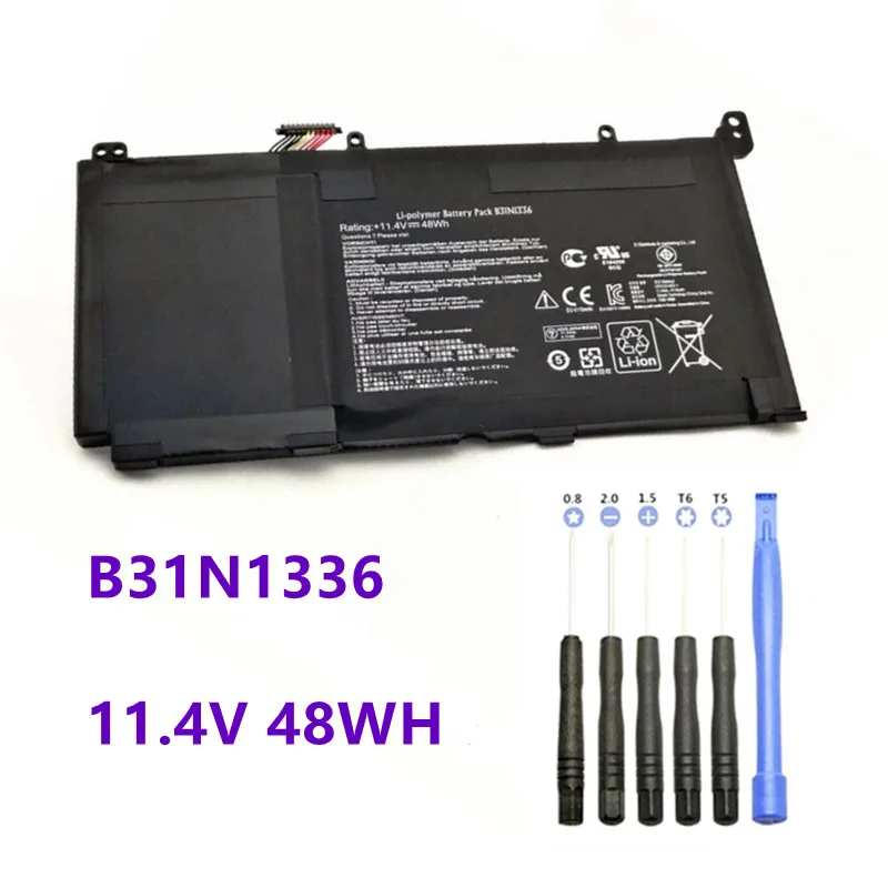 

B31N1336 Laptop Battery For ASUS VivoBook C31-S551 S551 S551L R553L R553LF K551LN V551L K551L R553LN S551LA S551LB 11.4V 48WH