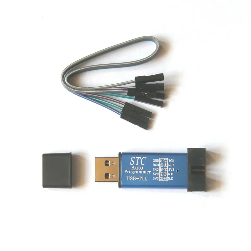STC микроконтроллер автоматическая загрузка мужчина USB A TTL ручной запуск