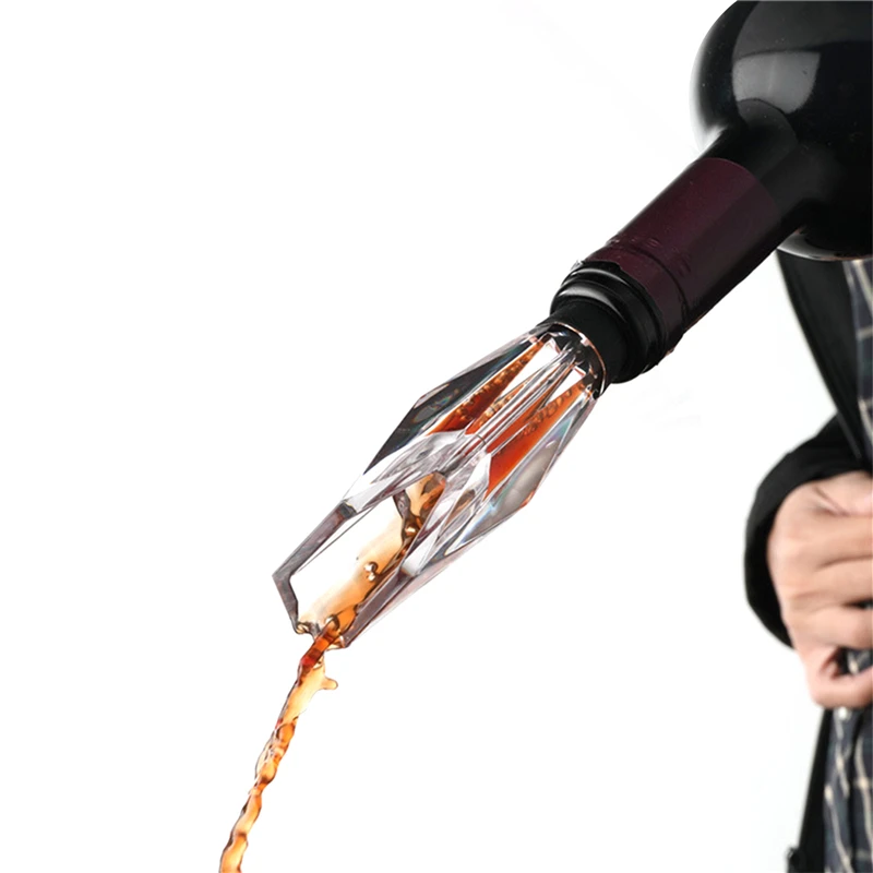 Винная бутылка декантер насадка Универсальный бриллиантами современный из