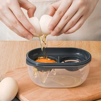 3 colors plastic egg separator white yolk sifting home kitchen chef dining cooking gadget kitchen egg tools egg white separator