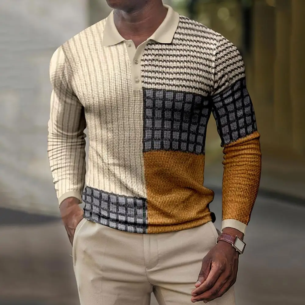 

Мужские топы, удобные, приятные для кожи повседневные мужские топы, быстросохнущая Весенняя рубашка