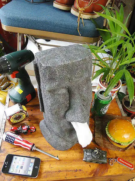 Коробка для салфеток типа Snot контейнер-держатель MOAI пасхальный остров каменное