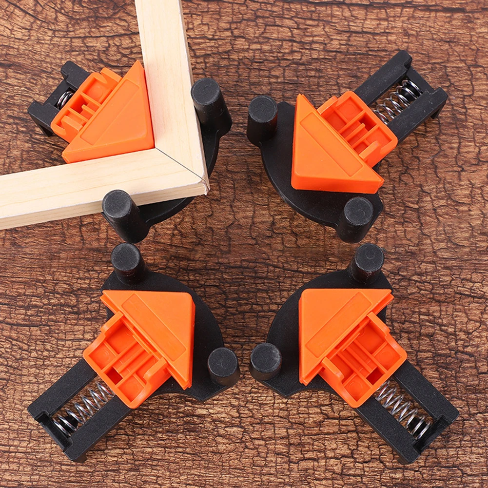 

90 Degree Right Angle Clamp Fixing Clips Photo Picture Frame Corner Clamp Woodworking Hand Tool Positioning Fixture