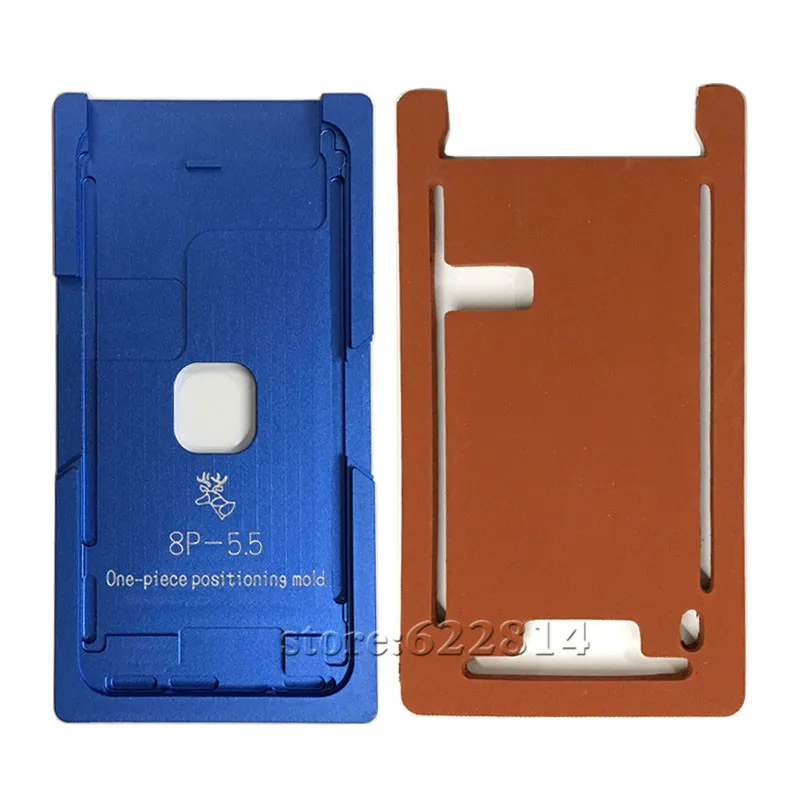 Рамка со стеклянным прессом для ламинирования резиновый коврик для iPhone7g 7plus 8 plus стекло+ рамка позиционирования плесень fit ЖК-экран