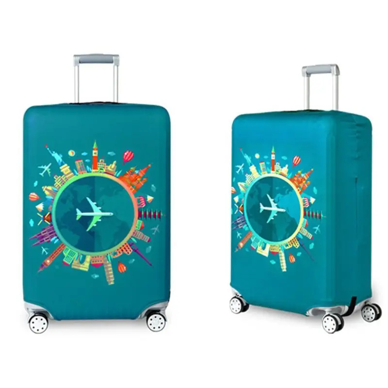 

Elastic Waterproof Dustproof Travel Luggage Suitcase Protective Cover Trolley Baggage Protector for 18-32 Inch Luggage