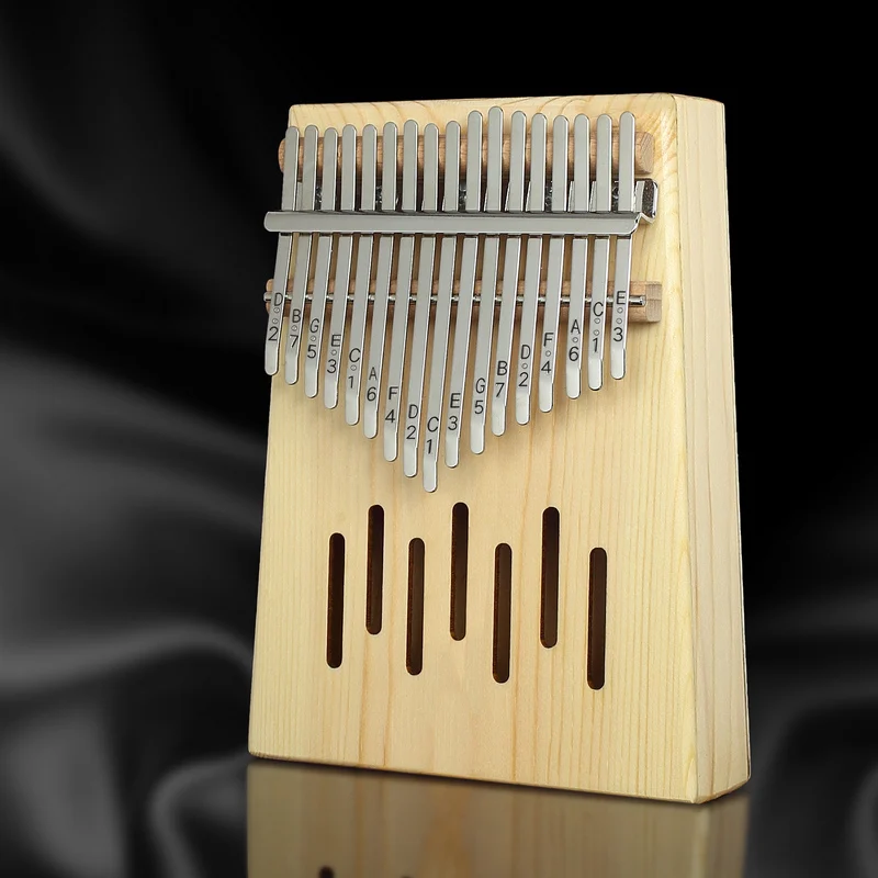 Kerus 17 teclas Kalimba africano sólido caoba dedo pulgar Piano Sanza de madera maciza mbra pulgar|Пианино| |