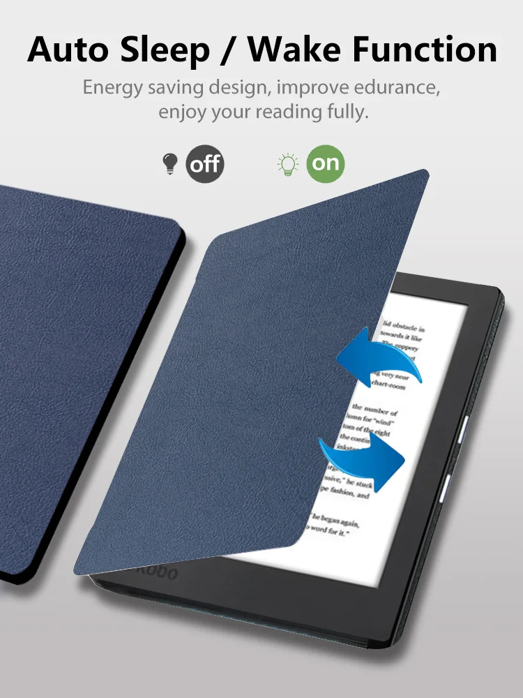 Ультратонкий чехол из искусственной кожи для, новинка, Kobo Aura Edition, 2, 6 дюймов, защитный чехол для чтения, защитная пленка+ стилус