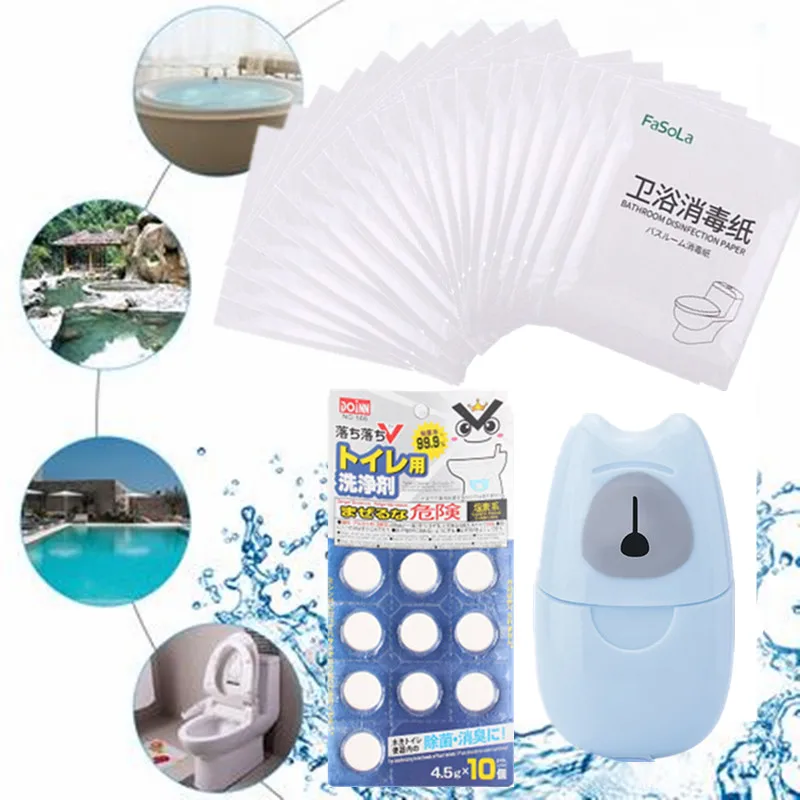 

50pc/box hand-washing paper soap travel portable disposable sanitary disinfection paper toilet plumbing set