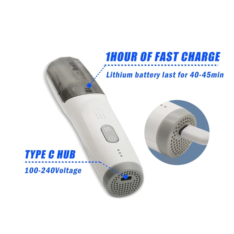 

H05C Professional Electric Hair Clippers Beard Trimmer Barber Grooming Kit USB Rechargeable Cordless Haircut Machine