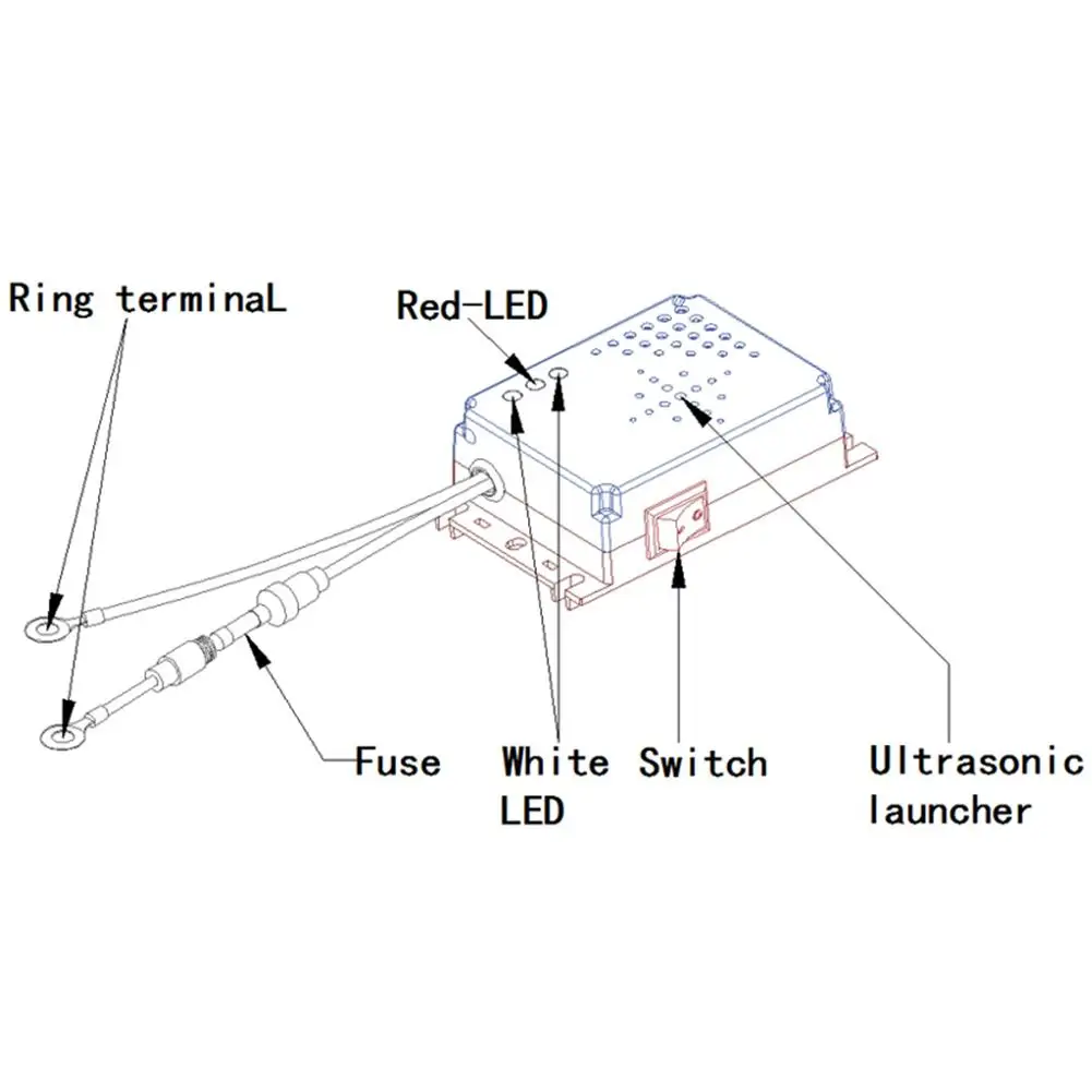 

Car Rat Repellent Vehicle Rat Mice Repeller Animal Pest Control Electronic Rodent Repellent for Automobiles Tools
