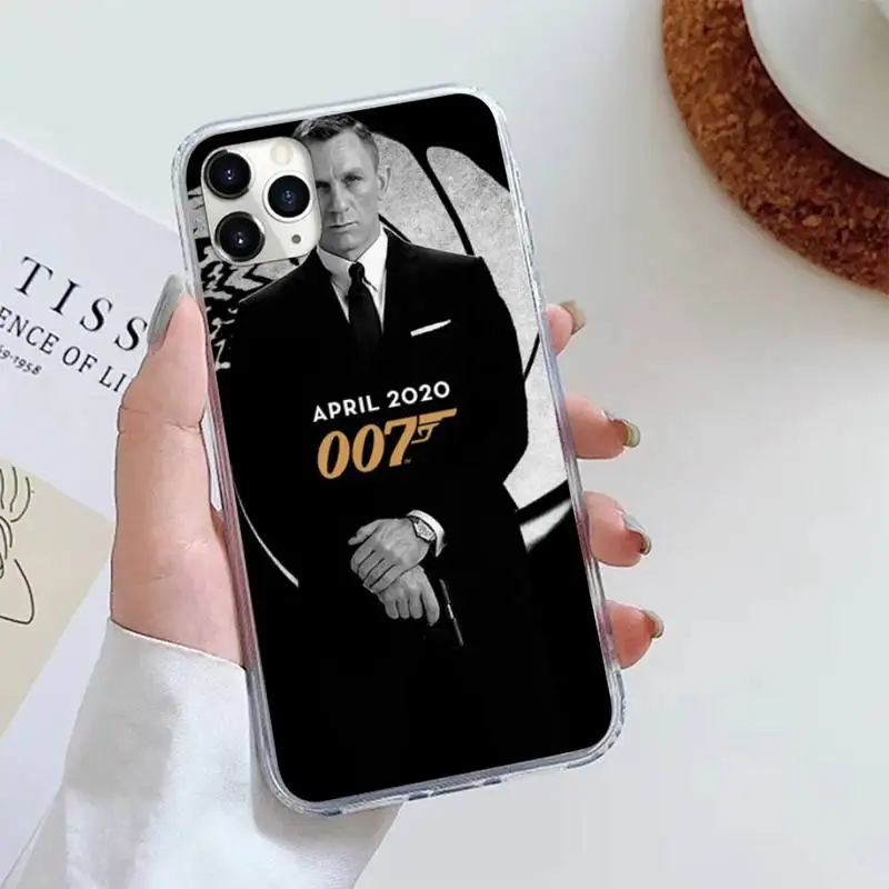 

007 Crime Movies James bond Phone Case For iphone 12 5 5s 5c se 6 6s 7 8 plus x xs xr 11 pro max