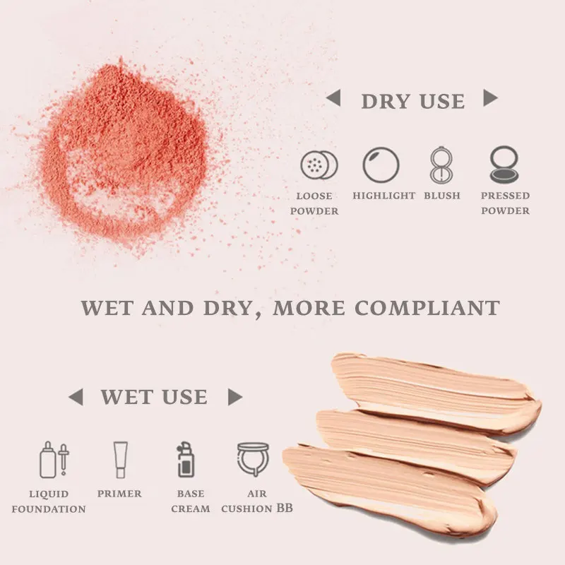 MAANGE 3Pcs/Pack Foundation Makeup Sponge Cosmetic Puff Beauty Air Cushion Powder Puff Smooth Wet Dry Dual-Use Makeup SpongeTool