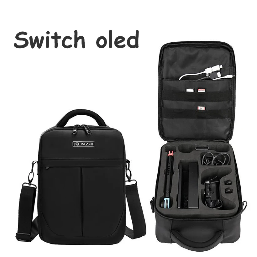 

Case Bag for Nintendo Switch Oled Console Shoulder Bags Carrying Case NS-OLED Game Accessories Organizer