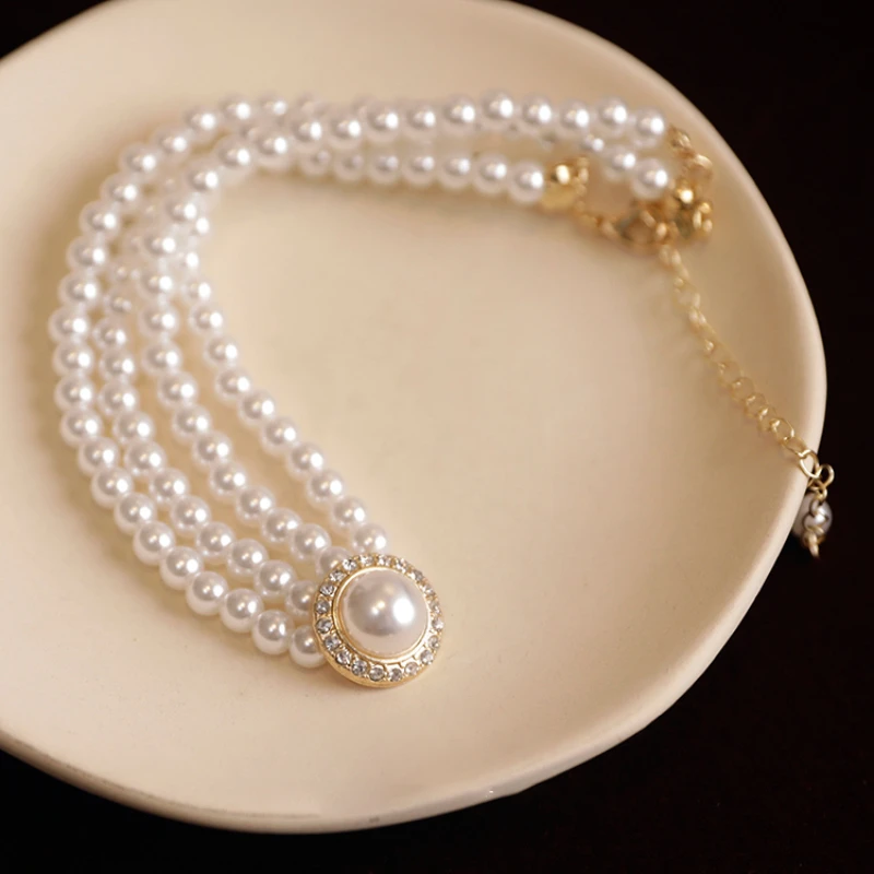 Жемчужное ожерелье ювелирные изделия для женщин аксессуары свадебного платья