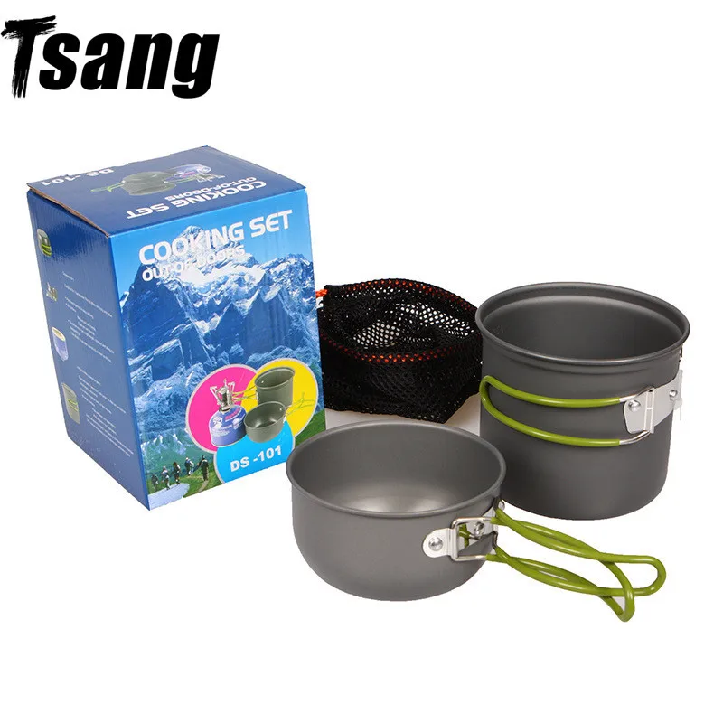 Горшок для кемпинга набор посуды отдыха на открытом воздухе пешего туризма