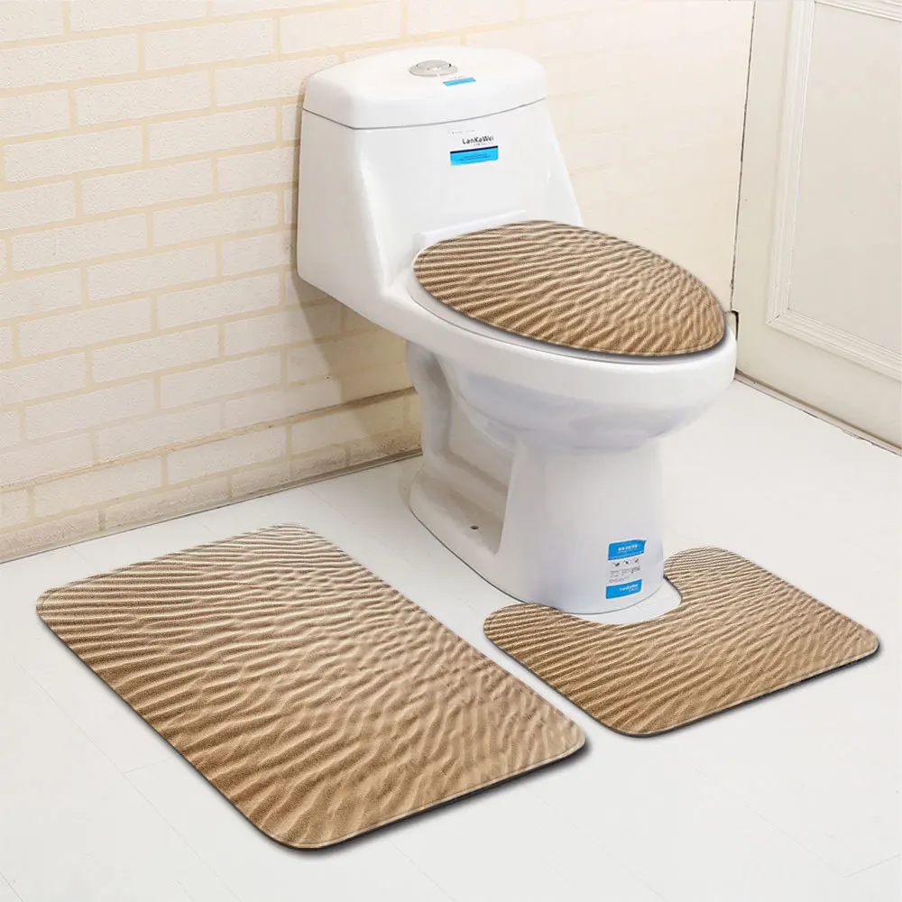 3 шт. Нескользящие коврики для ванной комнаты впитывающие|Коврики ванной| |