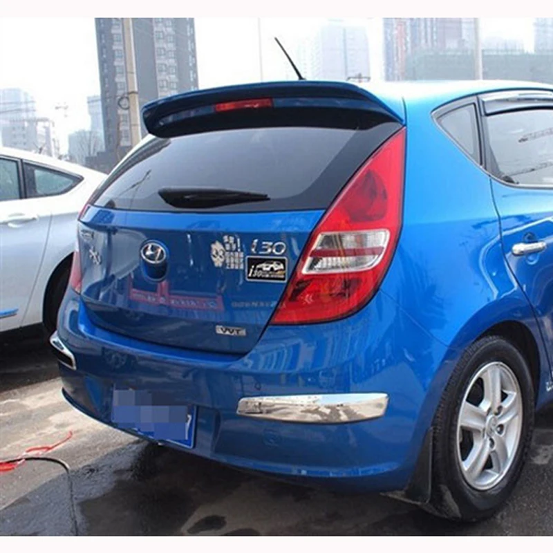 

For Hyundai I30 Spoiler 2008 2009 2010 2011 2012 2013 Car Tail Wing Decoration ABS Plastic Unpainted Rear Trunk Roof Spoiler