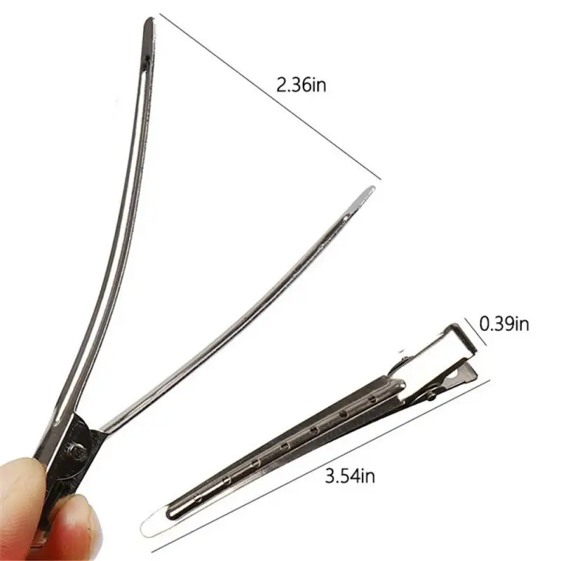 

10pcs Professional Salon Stainless Hair Clips Hair Styling Tools DIY Hairdressing Hairpins Barrettes Headwear Accessories