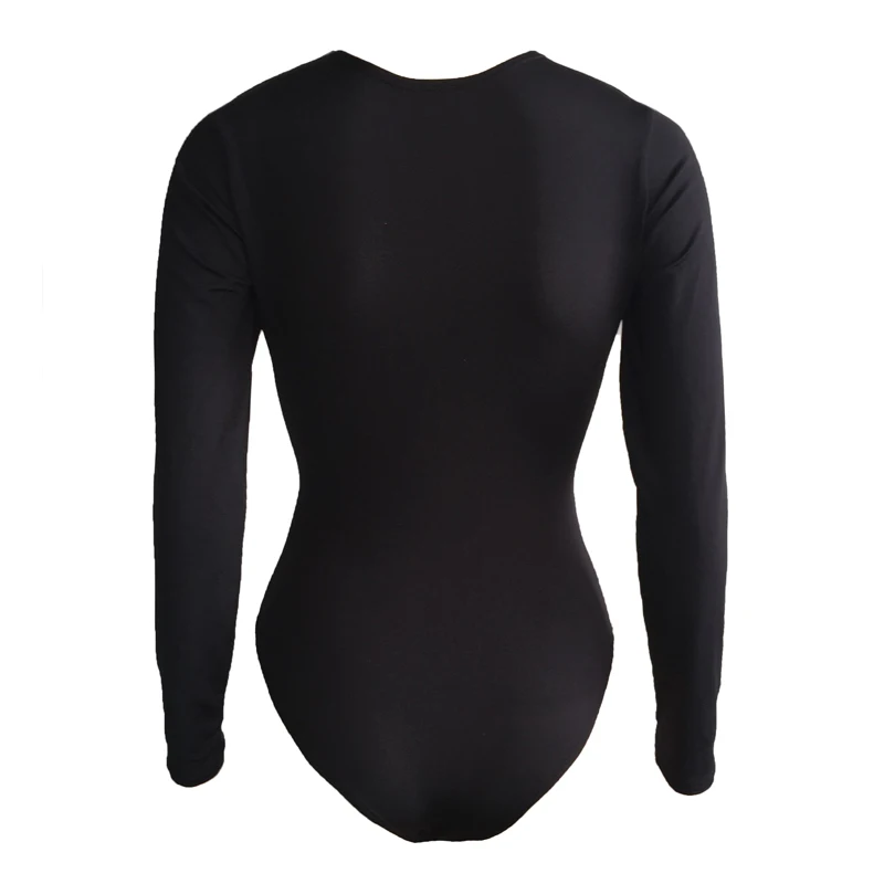

Sexy BowKnot Bodycon Bodysuit Long Sleeve V-Neck Sheath White Black Red Gray Overalls Women Body Top Playsuits Lady Blusas Mujer