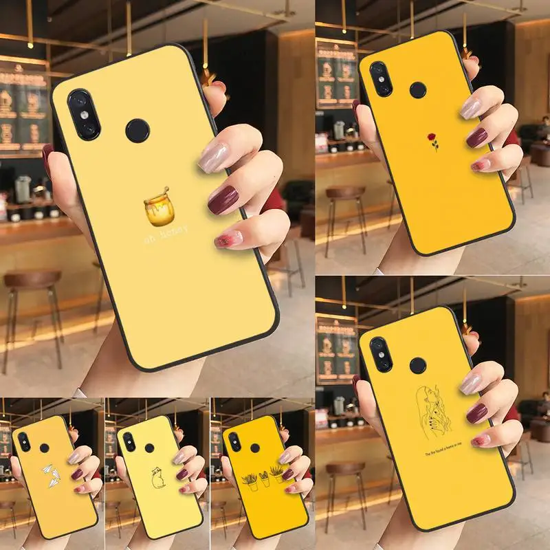 Yinuoda эстетичный желтый чехол для телефона Redmi K20 Note 5 7 7a 6 8 Pro note 8T 9 Xiaomi Mi SE |