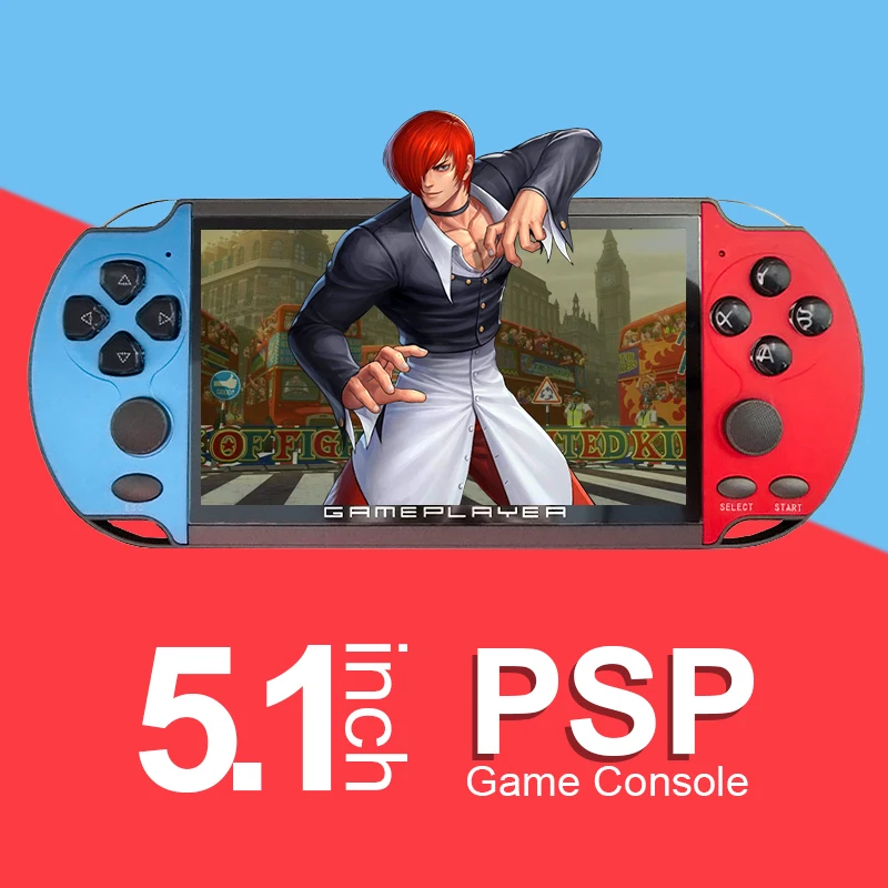 

Портативный игровой плеер PSP X7 Plus, игровая консоль 8 ГБ, двойная клавиша, 3000 игр, портативная ретро мини Карманная игровая консоль для GBA GBC