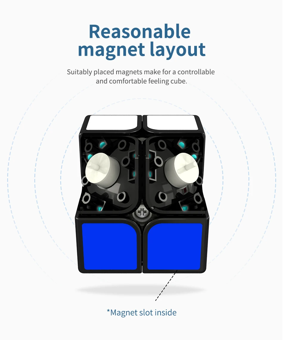 

[Picube]Moyu Xinghen TSM magnetic 2x2x2 magic cube 2x2 speed cube Manually adjust the size moyu 2x2x2 puzzle cubo magico